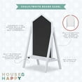 thumbnail image 4 of House of Happy Chalk/ White Board Easel, White, 4 of 8