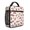Fireman and Flame-1, variant on Fireman and Flame White Pattern Insulated Lunch Bag Teens,Lunch Box for Men Women for Work,Picnic or Travel,10.2x9.5x4.3 Inches,8 Can Capacity