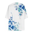 thumbnail image 5 of CFLVAEK Cardigans for Women Trendy Summer Plus Size 3/4 Sleeve Floral Kimono Cardigan Lightweight Open Front Cover Ups Multicolor XXXXXL, 5 of 5