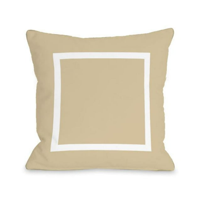 One Bella Casa 74689PL16O 16 x 16 in. Open Box Outdoor Pillow - Sand
