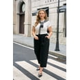 thumbnail image 3 of CASSIE LIZ Plus Size Pants for Women Wide Leg Palazzo Harem Pants with Drawstring Summer Casual Lounge Beach Vacation Trousers with Pockets XL-5XL, 3 of 10