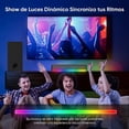 thumbnail image 4 of Barra de Sonido de 110 W para TV, 2.1 Canales con Subwoofer, Conexión HDMI/Bluetooth 5.3/Auxiliar/Óptica, Altavoces con Cable e Inalámbricos con Retroiluminación Colorida, BT109, 4 of 9