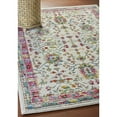 thumbnail image 5 of Lr Home Fusion White & Pink 7 Feet 9 Inch x 9 Feet 5 Inch Persian Floral Area Rug, 5 of 8