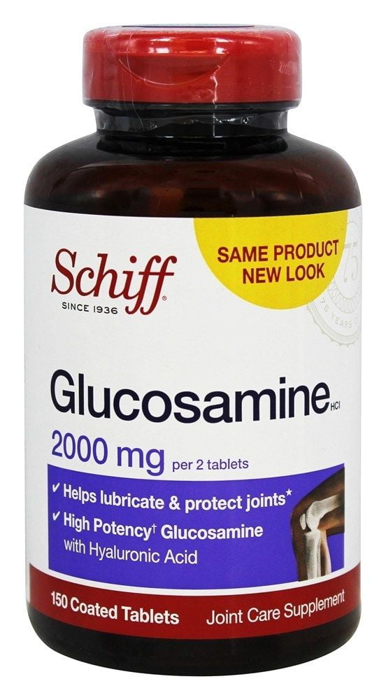 Schiff Glucosamine, 2000 mg, 150 Coated Tablets Walmart Canada