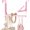Pink(update), variant on Tivkeber Over the Door Hooks, Extended Clothes Hanger with 11 Ridges, Space-Saving Rack for Hanging Clothes, Larger Capacity
