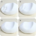 thumbnail image 6 of Memory Foam Knee Pillow for Side Sleepers - Ergonomic Leg Support Cushion for Back Hip Knee Pain Relief, Breathable Washable Cover, 30x15x20cm, 6 of 9