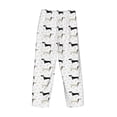 thumbnail image 3 of Lsque Dachshund Dog Print Men's Pajama Pants, Lounge Pant - Comfortable Home Wear,Elastic Waistband, Stylish Design-Large, 3 of 9