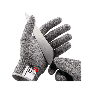 Rockland Guard Oyster Shucking Set- High Performance Level 5 Protection  Food Grade Cut Resistant Gloves with 3.5'' Stainless steel Oyster Knife