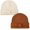 Beige & Caramel -2pcs, variant on Beanie Bow Hats   Winter Soft Knit Hat, Warm Beanie for Boys Girls  Caps