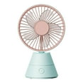 thumbnail image 1 of Up to 65% off Small Personal USB Desktop Fan Strong Wind And Silent Automatic Shaking Head, 1 of 1