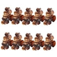 thumbnail image 2 of 10pcs Mujeres Chica Hollow Heart  Hair Accessories Garra Clips Headwear - 6 marrón Yinane Pinzas para el pelo, 2 of 8