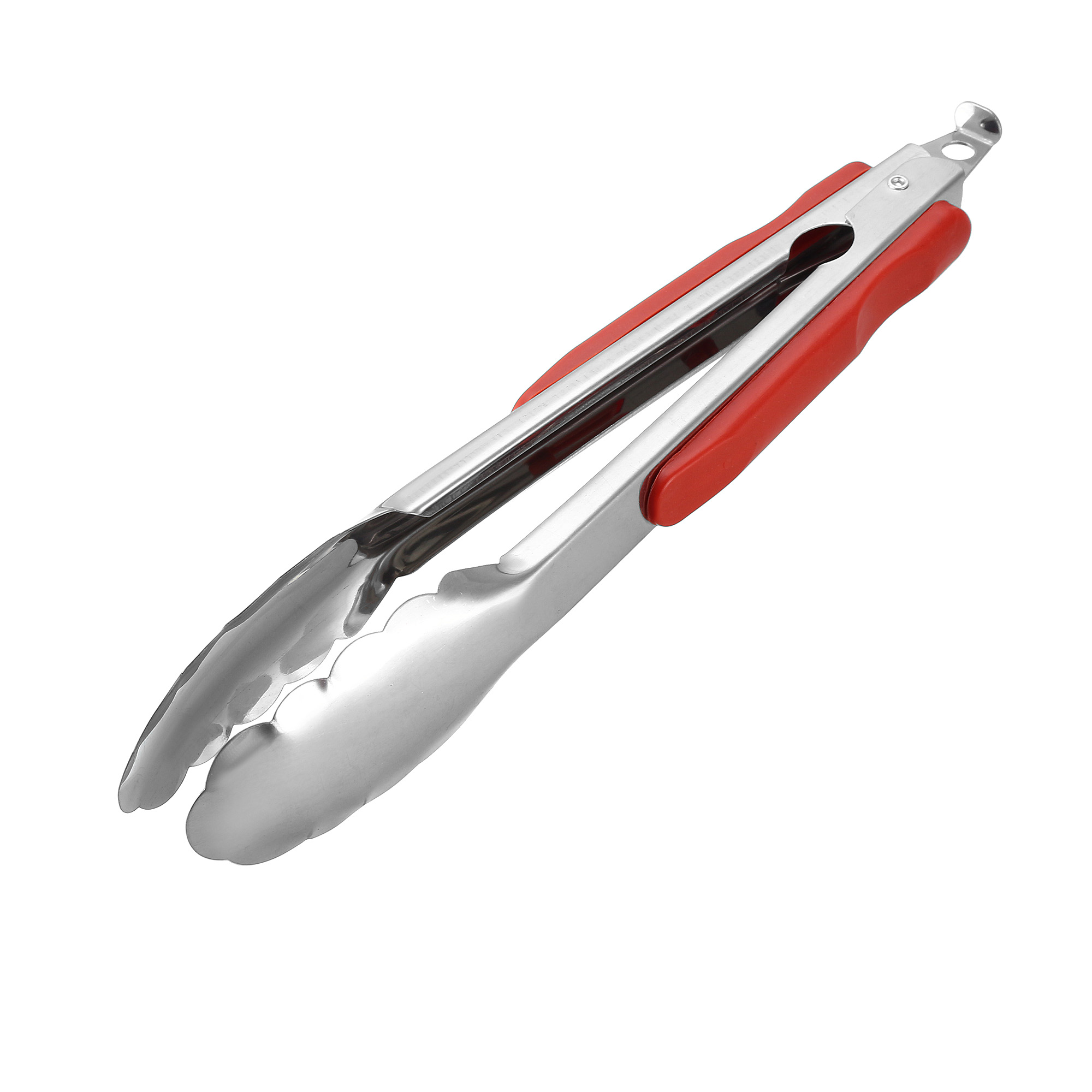 244mm Stainless Steel Barbecue Tongs, Food Tongs NonSlip Grip BBQ