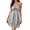 04-Gray, variant on LWP Women Nightgown Sexy Sleepwear V-neck Modal Babydoll Lace Chemise Lingerie Lounge Dress