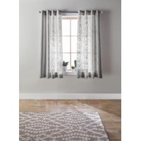 Better Homes & Gardens Slub Sheer Single Window Curtain Panel