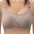 thumbnail image 2 of Womens Sports Bras Push Up Solid Color Cute Bow Padded Wide Strap Trendy Adjustable Lightweight No Underwire Soft Bra, 2 of 8