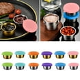 thumbnail image 2 of CSChome Seasoning Dish Sauce Container: Good Sealing Stainless Steel Condiment Dish Home Supply for Kitchen Use, 2 of 7
