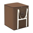 thumbnail image 2 of Clothes Storage Bins with Lid, Large Capacity Moving Bags, Heavy Duty Storage Packing Tote with Zippers & Handles, Quilt Storage Bag, for Clothing, Sweater, Comforter, Bedding(XL), 2 of 6