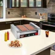 Great Northern Popcorn 11 Roller Hot Dog Machine with Dual Temperature Zone