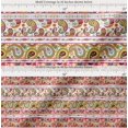 thumbnail image 2 of Soimoi Cotton Cambric Fabric Stripe,Floral & Paisley Printed Craft Fabric by The Yard 42 Inch Wide, 2 of 7