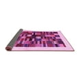 thumbnail image 2 of Ahgly Company Indoor Square Solid Pink Modern Area Rugs, 4' Square, 2 of 4