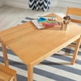 thumbnail image 4 of KidKraft Wooden Rectangular Table & 2 Chair Set for Kids, Espresso, for Age 5+ Years, 4 of 11
