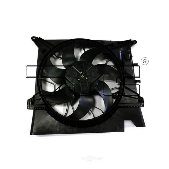Dual Radiator and Condenser Fan Assembly Fits 2010 Volvo XC90