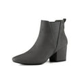 thumbnail image 1 of BLISSFUL STEP Women's Boots Pointed Toe Block Heel Chelsea Ankle Boots Grey 7, 1 of 8