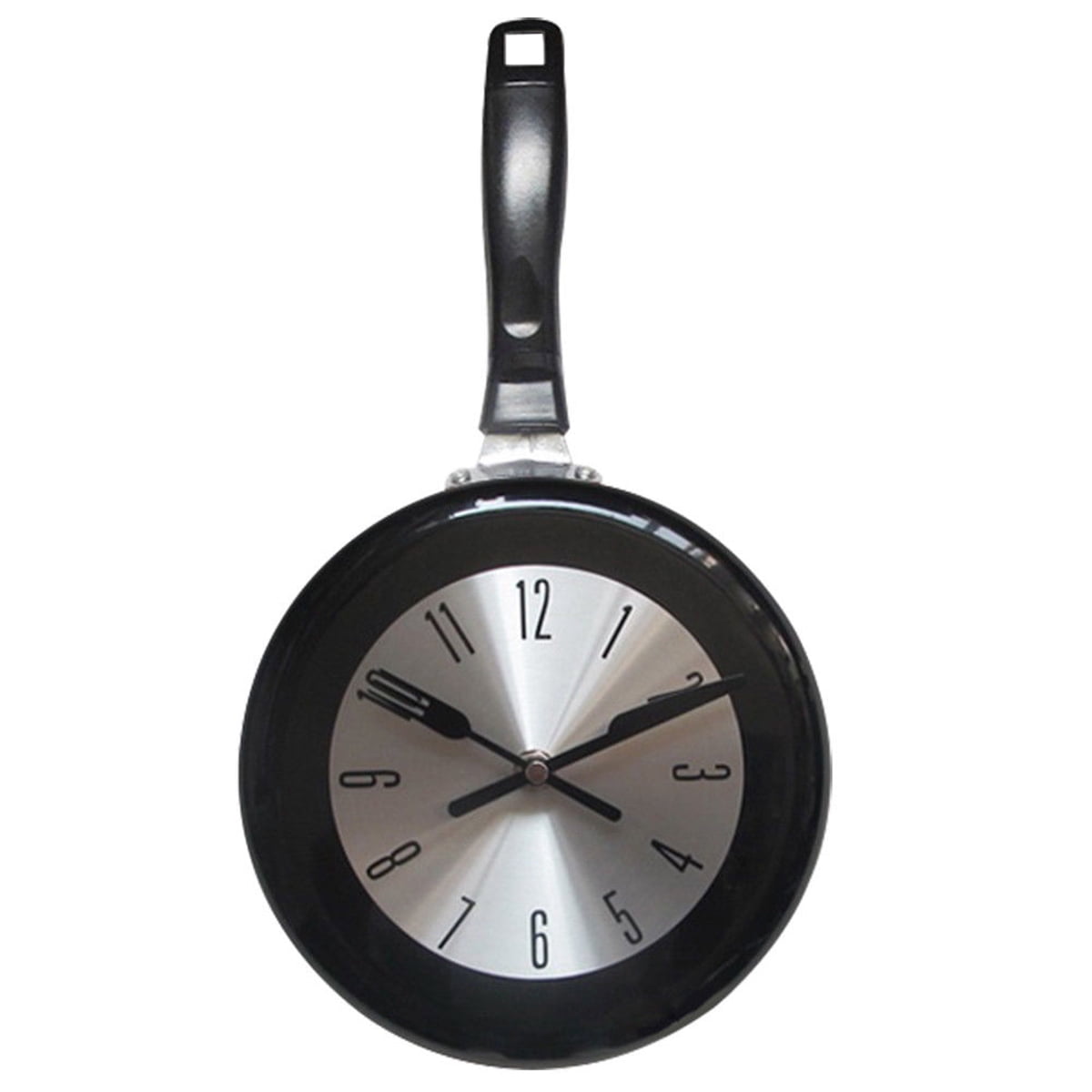 8'' Home Decor Kitchen Wall Clock Frying Pan Small Novelty Design Metal Walmart Canada