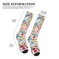 thumbnail image 2 of Compression Socks For Women And Men - Trendy Floral Design A Compression Socks Circulation For Workout, 2 of 2