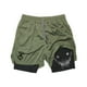 thumbnail image 3 of Berserk-pantalones cortos deportivos 2 en 1 para hombre, Shorts de secado rápido para correr, entrenamiento de gimnasio y Fitness, doble cubierta, Verano, 3 of 5