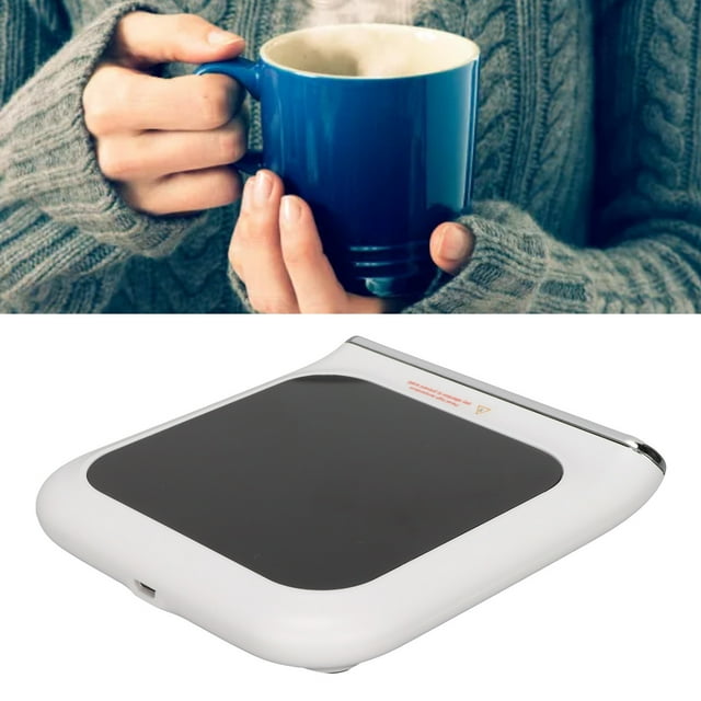 Calentador de tazas de café, calentador de tazas 55 ℃ / Base calefactora de tazas Calentador de tazas USB compacto y liviano