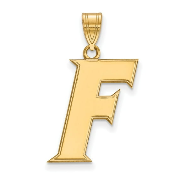 10K Yellow Gold Charm Pendant Florida NCAA University Of 27 mm 13