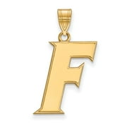 SKY JEWELERS Real 10kt Yellow Goldy LogoArt University of Florida Large Pendant; for Adults and Teens; for Women and Men