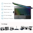 thumbnail image 3 of Funda con teclado Typecase Touch para iPad Air 11 y Pro 11, color gris, 3 of 7