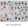 thumbnail image 2 of Teilihai Calcomanías 5D en Relieve para Uñas de Halloween, 2 piezas, 2 of 9