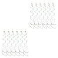 thumbnail image 4 of Guardoinrt 6pcs Hanging Garland Safe Ingredients Good Demonstrating Effect PVC Made Silver 2Set, 4 of 5