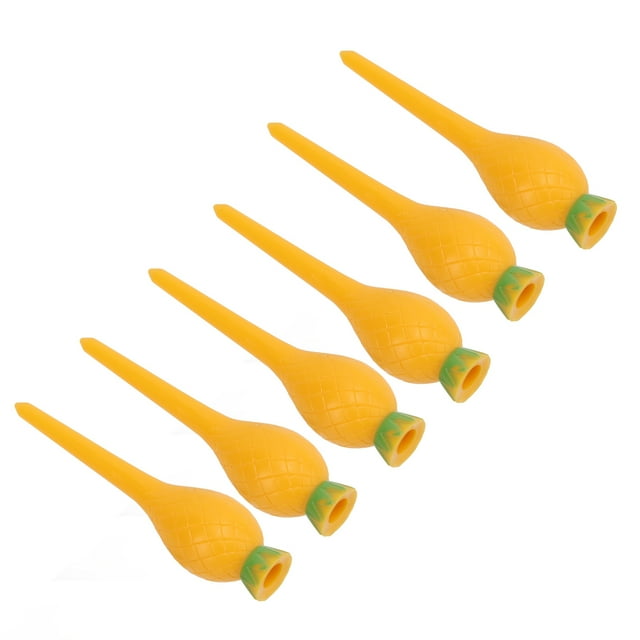 6Pcs Golfball Tees Plastic Golfball Tack Nail Cartoon Ball Tee Golfball Practice Beautiful Nail Accessories