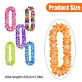 thumbnail image 3 of Safeglitz 1 Pcs Hawaiian Leis Bulk Colorful Tropical Flower Necklace for Luau Party Decorations, Summer Beach Party Favors, Hawaii Theme Birthday Decor, Pool Party Supplies, Hawaiian Garland(A-1Pcs), 3 of 5