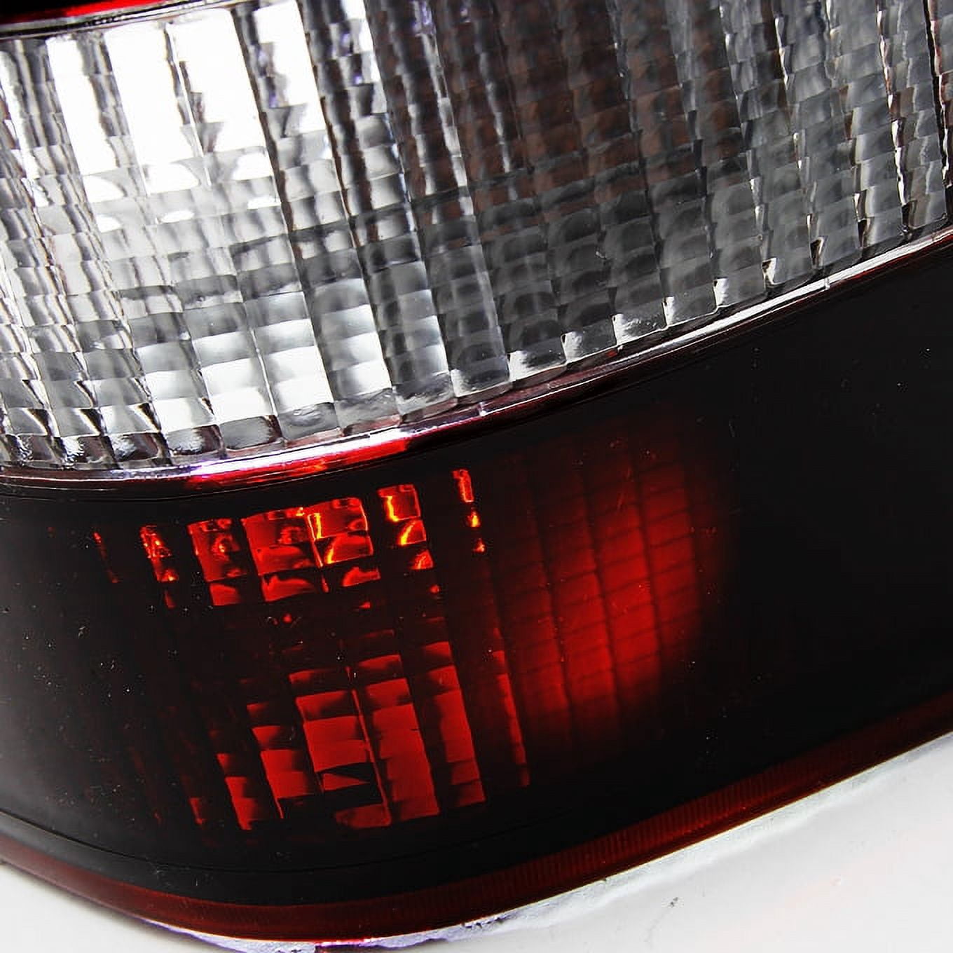 AKKON - For 1993-1997 Ford Ranger Pickup Truck Dark Red Rear Tail Light Brake Lamps Replacement Pair Left + Right Set