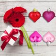 thumbnail image 5 of 36 Pack Valentines Heart Ornaments Bulk - Multi Finish Heart Shaped Hanging Decor for Home, Party, Valentine's Day, Wedding & Anniversary Decorations, 5 of 7