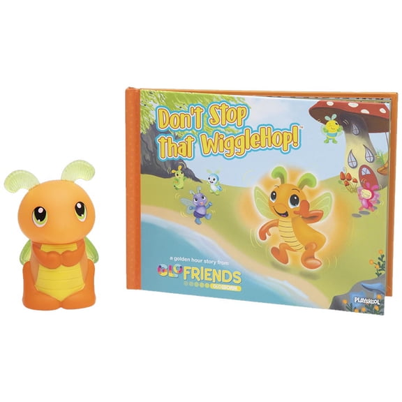 Playskool Glo Friends Wigglebug Toy & Storybook: Don't Stop That Wigglehop!
