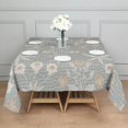thumbnail image 5 of 42x42 Inch Waterproof Square Tablecloth, Thickened Polyester Table Cover for Dining & Parties, Floral Print, 5 of 6