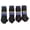 Black, variant on SOCKS'NBULK 12 Pack Men's Quarter Length Terry Sole Super Soft Ankle Socks, 10-13