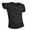 Black, variant on Joernso Anti-Dirty Waterproof Solid Color Men T Shirt Soft Short Sleeve Quick Dry Top