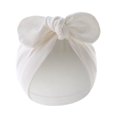 thumbnail image 3 of Turbante de algodón para bebé, niña y niño, gorro con nudo de flores, Orejas de conejo, gorros para recién nacidos, accesorios para el cabello para niños pequeños, 3 of 4