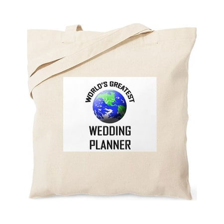 CafePress - World s Greatest WEDDING PLANNER Tote Bag - Unisex Canvas Tote Bag Beige 1-Piece