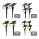 thumbnail image 2 of Trajes de lámpara al aire libre Irfora 4PCS Foco solar LED Ajustable 2 en 1 Luces de estaca de paisaje Luz de pared Luces impermeables al aire libre para boda Fiesta Patio Pasarela Lámpara de decorac, 2 of 7
