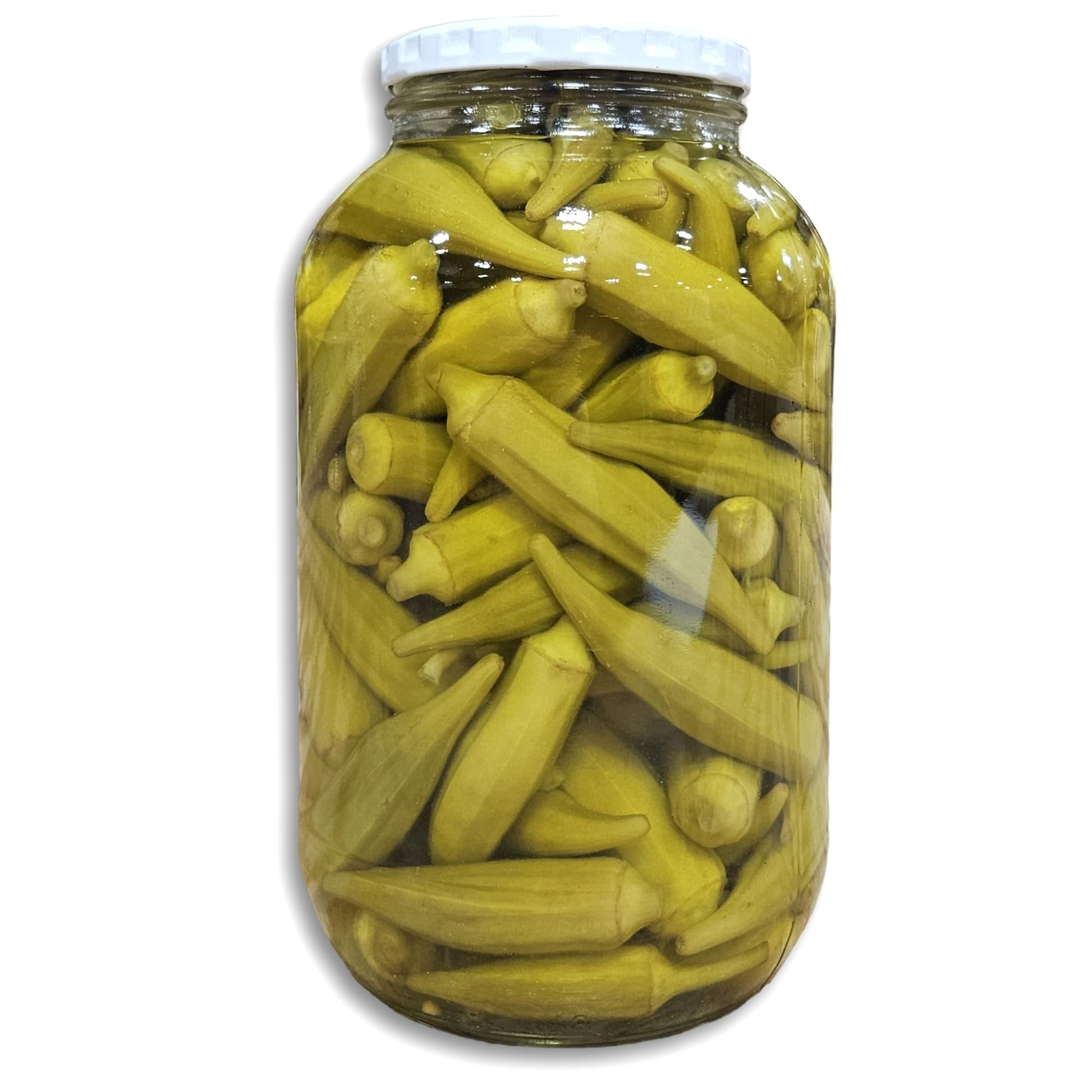 Pickled Whole Okra 64 Fl Oz Bulk Jar