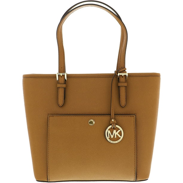 Michael Kors - Michael Kors Women's Medium Jet Set Saffiano Leather Zip ...