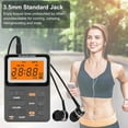 thumbnail image 5 of Personal AM/F_M Pocket Radio, TSV Portable Mini Digital Tuning Stereo Walkman Radio with Rechargeable Battery, Earphone, Lock Screen, Preset for Walking Jogging Traveling Camping, 5 of 9
